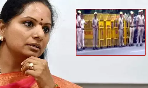 లిక్కర్ స్కాం కేసు : ఉదయం 11 దాటినా ఈడీ విచారణకు హాజరు కాని కవిత