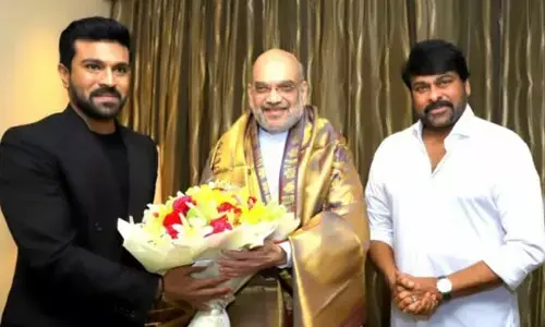 అమిత్ షాతో రామ్ చరణ్, చిరంజీవి భేటీ.. సినీ, రాజకీయ వర్గాల్లో ఆసక్తికర చర్చ