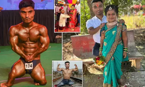 ప్రపంచంలోనే అత్యంత పొట్టి బాడీబిల్డర్‌కు పెళ్లి..