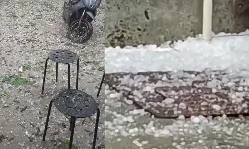 ఐస్ ల్యాండ్ ను తలపించిన నిజాంపేట్..