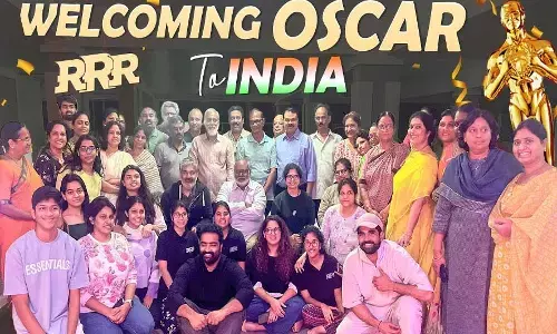 రాజమౌళి ఇంట్లో ‘ఆస్కార్’ విజయం వేడుకలు.. వీడియో వైరల్