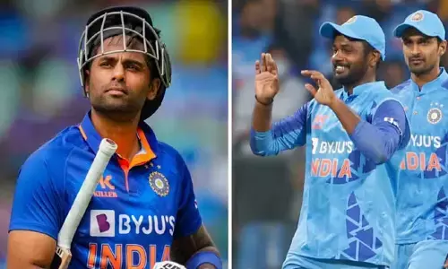 ఆస్ట్రేలియా మ్యాచ్‌లో SKY ఫ్లాప్ షో.. ట్విట్టర్‌ ట్రెండ్‌లో సంజూ శాంసన్