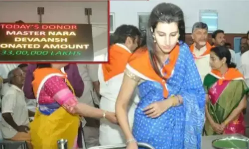 దేవాన్ష్ పుట్టిన రోజు టీటీడీకి భారీ విరాళం ప్రకటించిన లోకేష్ దంపతులు