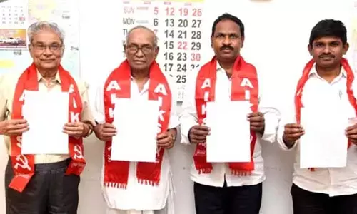 అకాల వర్షాలతో నష్టపోయిన పంటలకు పరిహారం ఇవ్వాలి : తెలంగాణ రైతు సంఘం