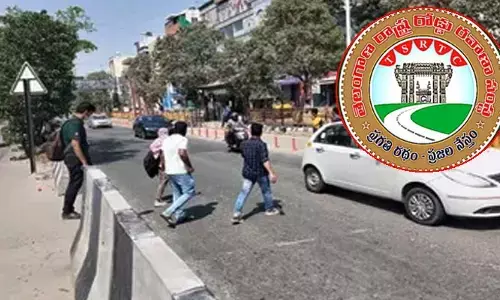 పాదచారులూ.. జర జాగ్రత్త.. ట్రాఫిక్‌ రూల్స్‌ పాటించండి : టీఎస్‌ఆర్టీసీ