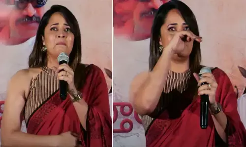 ప్రెస్ మీట్‌లో కన్నీళ్లు పెట్లుకున్న అనసూయ.. ఈ సారి ఏమైంది..?