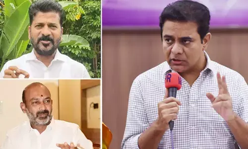 రేవంత్ రెడ్డి, బండి సంజయ్‌లకు కేటీఆర్ లీగల్ నోటీసులు!