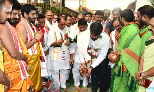 బాస‌ర‌ ఆల‌య పునఃనిర్మాణానికి శ్రీకారం..