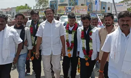 ఎమ్మార్పీఎస్ పాదయాత్రకు ఎమ్మెల్యే డా. సి.లక్ష్మారెడ్డి సంఘీభావం..