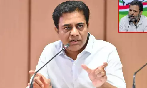 రాహుల్ పై అనర్హత వేటు అప్రజాస్వామికం.. కేటీఆర్