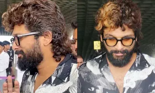 న్యూ లుక్‌తో ముంబై ఎయిర్‌పోర్టులో దర్శనమిచ్చిన అల్లు అర్జున్ (వీడియో)