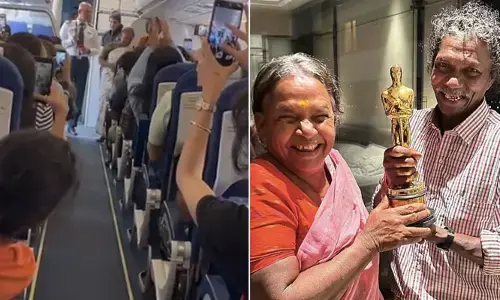 ‘ఎలిఫెంట్ విస్పర్స్’ ఆస్కార్ విజేతలను అభినందించిన ఇండిగో.. (వీడియో)