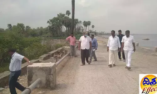 రంగంపేట చెరువు మ‌త్తడి రోడ్డుకు మోక్షం..