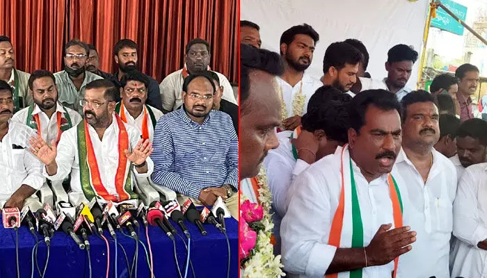 నాయిని, జంగాల మధ్య ఆధిపత్య పోరు.. పశ్చిమ కాంగ్రెస్లో వార్..! నాయిని, జంగాల మధ్య ఆధిపత్య పోరు.. పశ్చిమ కాంగ్రెస్లో వార్..!