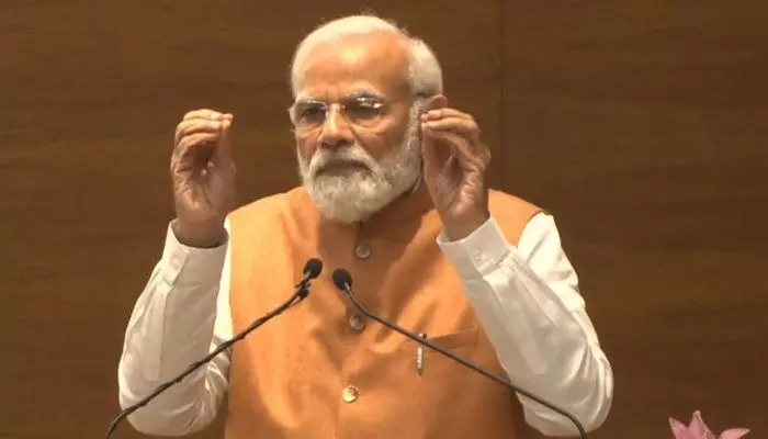 కొన్ని పార్టీలు ‘భ్రష్టాచార్ బచావో అభియాన్’ను మొదలు పెట్టాయి.. పీఎం మోడీ కొన్ని పార్టీలు ‘భ్రష్టాచార్ బచావో అభియాన్’ను మొదలు పెట్టాయి.. పీఎం మోడీ
