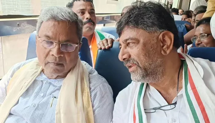 కాంగ్రెస్ అధికారంలోకి వస్తే నేనే సీఎం.. డీకేకు షాకిచ్చిన సిద్దరామయ్య! కాంగ్రెస్ అధికారంలోకి వస్తే నేనే సీఎం.. డీకేకు షాకిచ్చిన సిద్దరామయ్య!