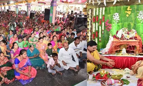 శ్రీరామ నవమి వేడుకల్లో పాల్గొన్న ఎంపీ బండి సంజయ్