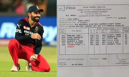సోషల్ మీడియాలో వైరల్‌గా కోహ్లీ పదో తరగతి మెమో..