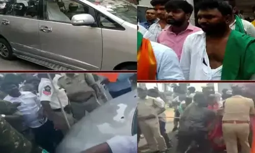 Big Breaking: బీజేపీ నేత సత్యకుమార్ కాన్వాయ్‌పై రాళ్ల దాడి.. ఉద్రిక్తత