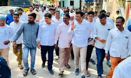 భవిష్యత్తును దృష్టిలో పెట్టుకుని అభివృద్ధి : ఎమ్మెల్యే కేపీ వివేకానంద