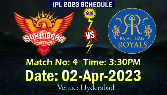 IPL 2023: ఐపీఎల్‌లో నేడు డబుల్ ధమాకా.. హోం గ్రౌండ్‌లో రాజస్థాన్‌తో హైదరాబాద్ ఢీ