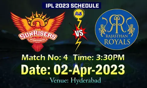 రేపు ఉప్పల్ స్టేడియంలో SRH vs RR మ్యాచ్