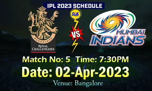 IPL 2023 మ్యాచ్ 5: RCB vs MI