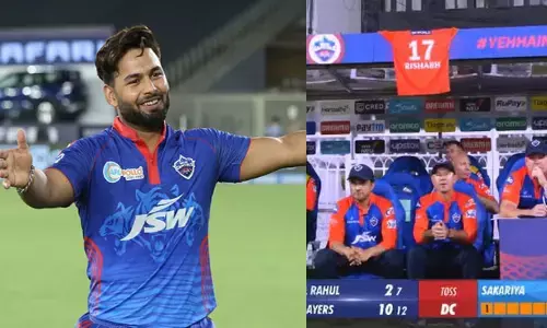 రిషభ్ పంత్ కు అరుదైన గౌరవం.. డగౌట్ లో అతని జర్సీ