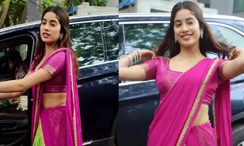 తిరుమలలో జాన్వీ కపూర్.. నయా లుక్‌లో సందడి (వీడియో)