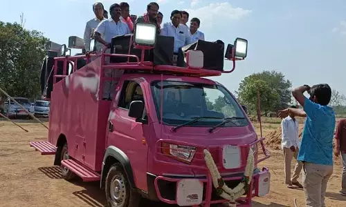 ఎన్నికల ప్రచార రథం సిద్ధం చేసిన జడ్చర్ల ఎమ్మెల్యే లక్ష్మారెడ్డి..
