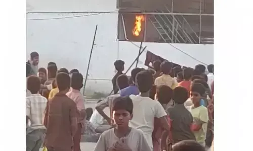 రెసిడెన్షియల్ పాఠశాలలో అగ్ని ప్రమాదం..