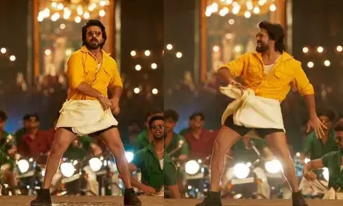 చరణ్ లుంగీ డాన్స్.. చూసి తీరాల్సిందే..