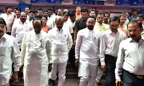 సికింద్రాబాద్ రైల్వే స్టేషన్ లో ఏర్పాట్లను పరిశీలించిన బీజేపీ ప్రతినిధులు..