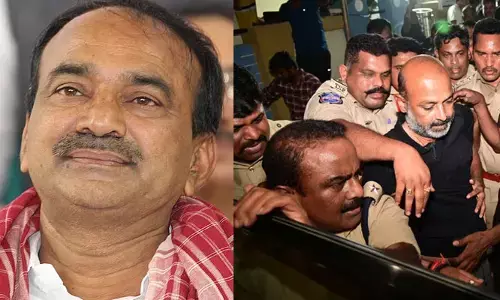 కారణం చెప్పకుండా అరెస్ట్ చేయడం ఏంటీ? : ఈటల