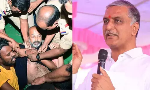 పేపర్ లీకేజీ కుట్ర బండి సంజయ్‌దే: హరీష్ రావు