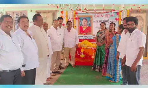 ఘనంగా తాటి మహాలక్ష్మి ప్రధమ వర్ధంతి..