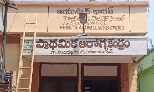 ప్రాథమిక ఆరోగ్య కేంద్రంలో దొంగలు ...!