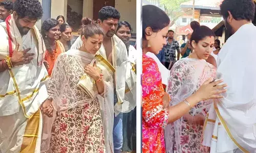 పిల్లల కోసం కులదైవం ఆలయంలో ప్రత్యేక పూజలు చేయిస్తున్న నయనతార-విఘ్నేష్