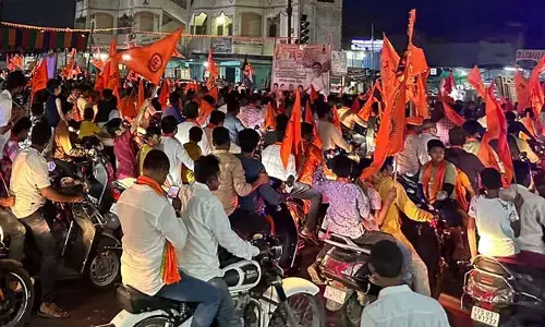 ఘనంగా హనుమాన్ శోభయాత్ర..
