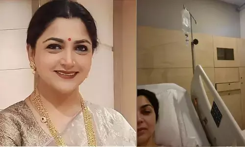 ఆసుపత్రిలో చేరిన ఖుష్బూ.. కారణం అదేనంటూ ట్వీట్