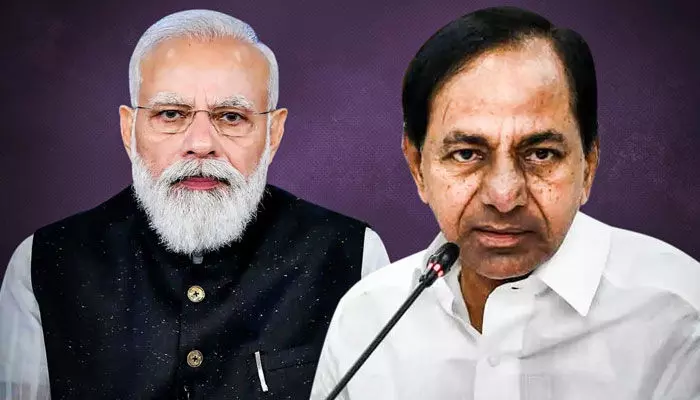 మోడీ రాక వేళ హై టెన్షన్.. పరేడ్ గ్రౌండ్ సభలో కేసీఆర్కు ట్విస్ట్ మోడీ రాక వేళ హై టెన్షన్.. పరేడ్ గ్రౌండ్ సభలో కేసీఆర్కు ట్విస్ట్