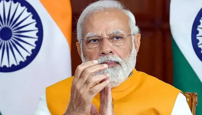 PM in Hyderabad: ఖమ్మం - దేవరపల్లె సెక్షన్లో గ్రీన్ ఫీల్డ్ రోడ్డుకు శంకుస్థాపన PM in Hyderabad: ఖమ్మం - దేవరపల్లె సెక్షన్లో గ్రీన్ ఫీల్డ్ రోడ్డుకు శంకుస్థాపన