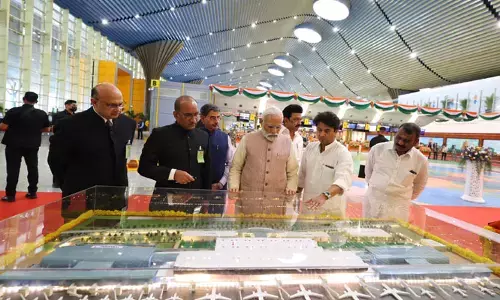 కొత్త ఇంటిగ్రేటెడ్ టెర్మినల్ బిల్డింగ్‌ను ప్రారంభించిన ప్రధాని మోడీ..