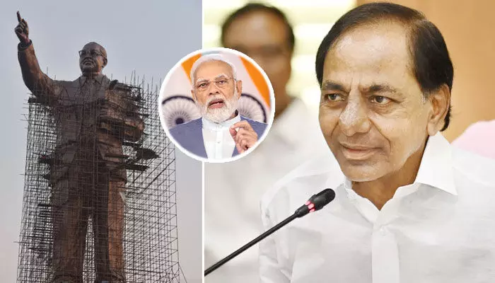 అంబేద్కర్ జయంతి రోజు కేసీఆర్ భారీ ప్లాన్.. మోడీకి ఊహించని రేంజ్లో రిప్లయ్! అంబేద్కర్ జయంతి రోజు కేసీఆర్ భారీ ప్లాన్.. మోడీకి ఊహించని రేంజ్లో రిప్లయ్!