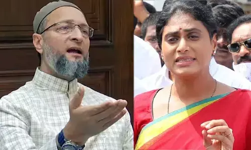 మీరూ మాతో చేతులు కలపండి.. అసద్‌కు YS షర్మిల లేఖ