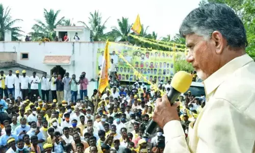 TDP: చంద్రబాబు ర్యాలీలో మళ్లీ ఆయన ఫొటోలు.. సీఎం అంటూ నినాదాలు
