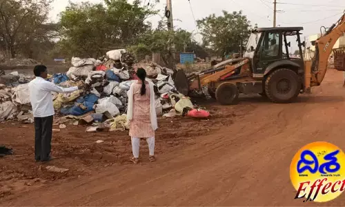 అధికారులు స్పందించారు.. ఆక్రమణలు తొలగించారు: దిశ కథనానికి స్పందన
