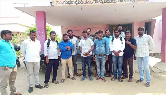 పంచాయతీ కార్యదర్శి పై దాడి... పంచాయతీ కార్యదర్శి పై దాడి...