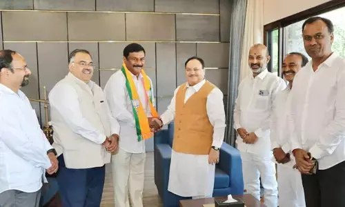 నడ్డా సమక్షంలో బీజేపీలో చేరిన ఏలేటి మహేశ్వర్ రెడ్డి