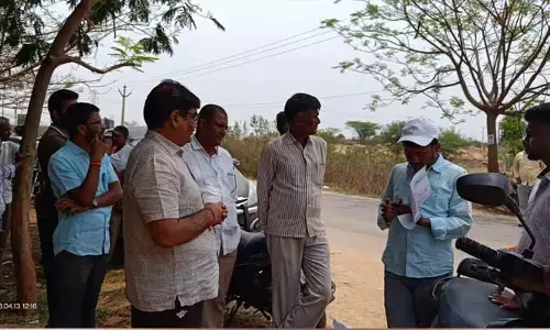 సమాచారం లేకుండా భూ సర్వే నా..?